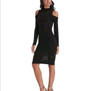 Nicki Minaj cold shoulder bodycon dress